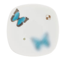 Lade das Bild in den Galerie-Viewer, Yume No Yume Japanischer Räucherstäbchenhalter Keramik - Schmetterling
