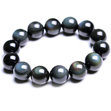 Lade das Bild in den Galerie-Viewer, Regenbogen Obsidian Armband Edelsteine
