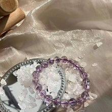 Lade das Bild in den Galerie-Viewer, Amethyst geschnitten Armband Edelsteine
