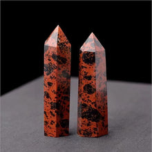 Lade das Bild in den Galerie-Viewer, Obelisk Roter Obsidian 7-8cm
