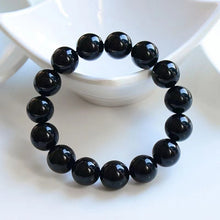 Lade das Bild in den Galerie-Viewer, Schwarzer Turmalin Armband Edelsteine
