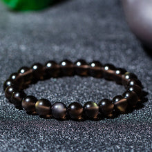 Lade das Bild in den Galerie-Viewer, Obsidian Armband 8mm
