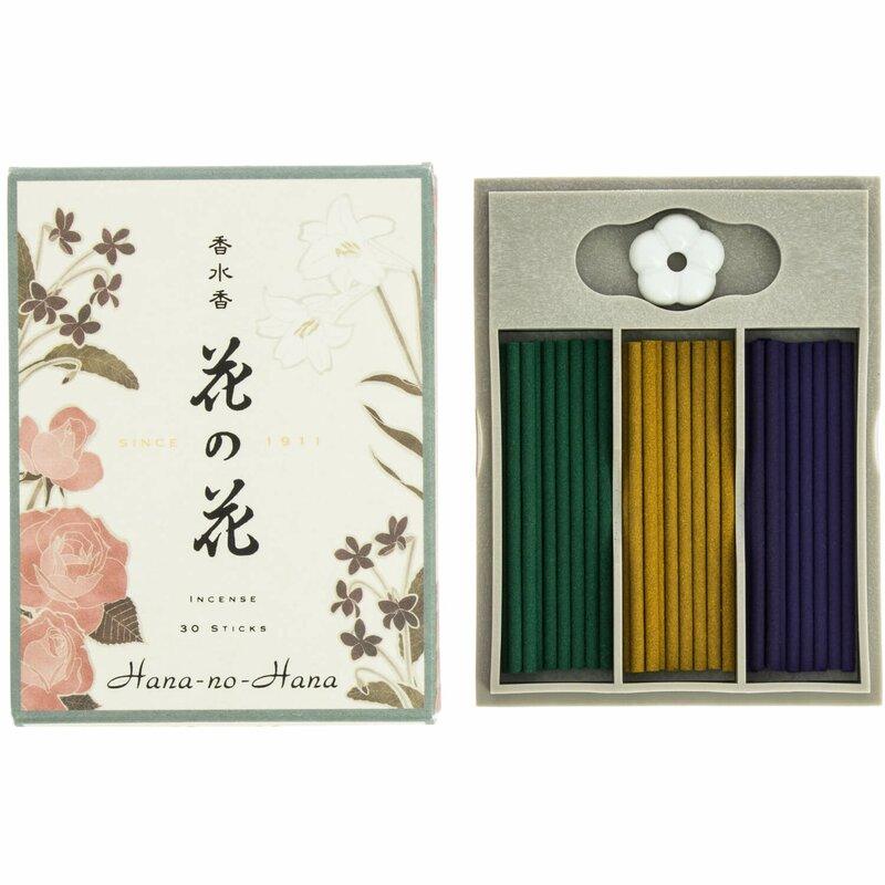 Hana-no-Hana - Sortiment 30 Japanische Räucherstäbchen aus Rose + Veilchen +Lilie - SHUAIVIBES