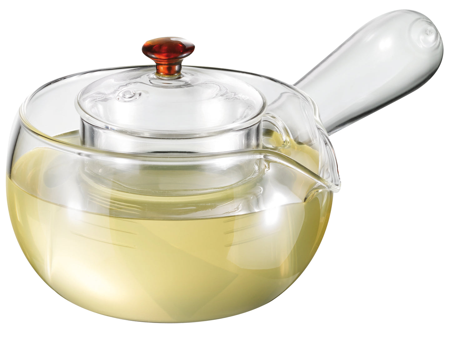 Glas Teekanne 'Inside' 500 ml mit Seitengriff