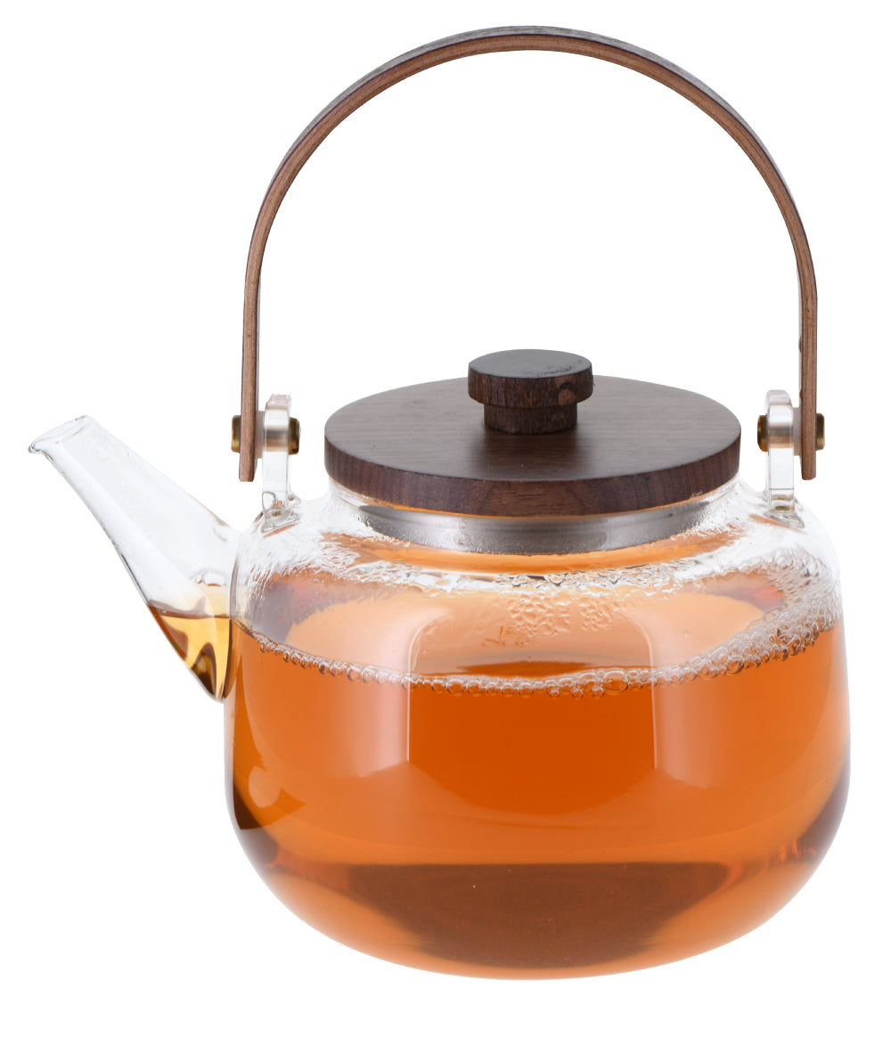 Glas Teekanne 'Liva' 900 ml mit Glassieb