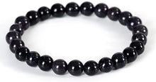 Lade das Bild in den Galerie-Viewer, Obsidian Armband Edelsteine mit 8 mm Perlen echte heilende Kristalle Edelsteinschmuck
