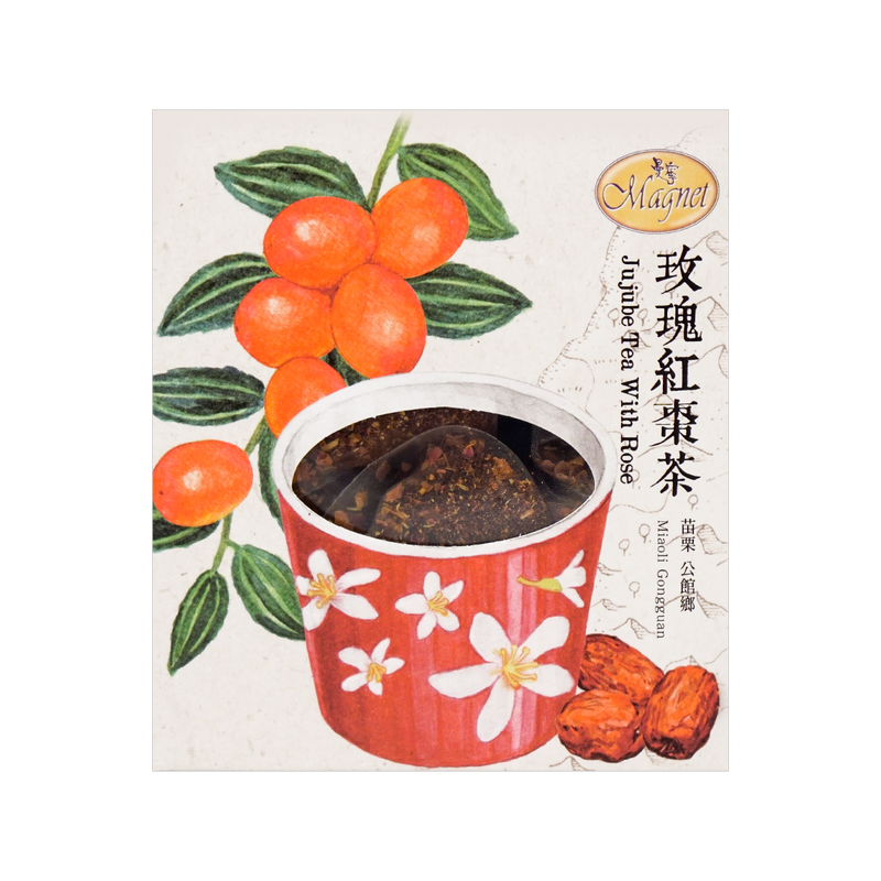 Jujube Tee mit Rose Magnet - Taiwan