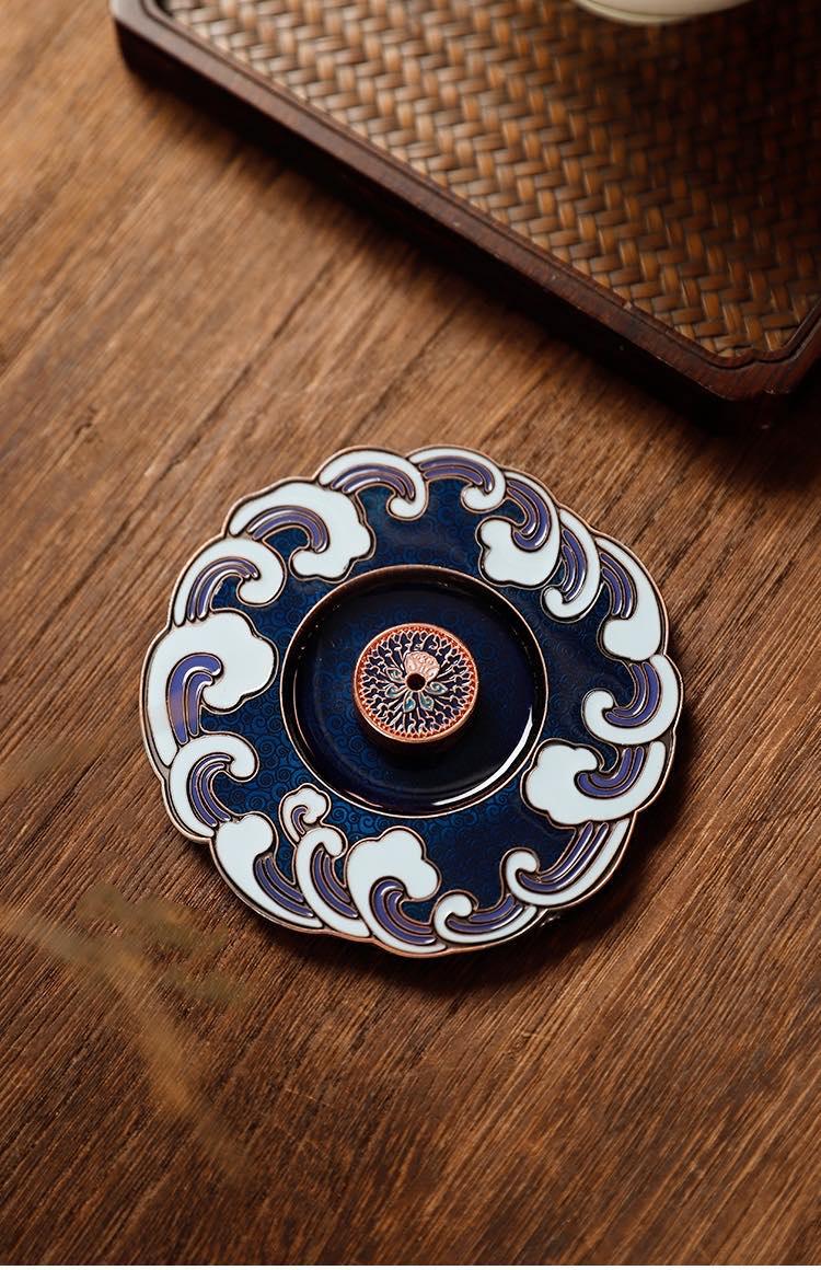 Räucherstäbchenhalter Metall, hochwertige Zinklegierung Incense Holder Metal Ash Catcher - SHUAIVIBES