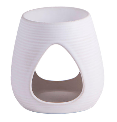 Aromalampe/ Duftlampe weiß Keramik - SHUAIVIBES