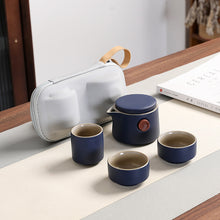 Lade das Bild in den Galerie-Viewer, Teeset Teesatz Teetassen Blau
