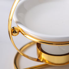 Lade das Bild in den Galerie-Viewer, Duftlampe Gold - Keramische Schale
