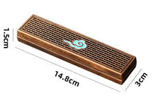 Lade das Bild in den Galerie-Viewer, Räucherstäbchenhalter Box Holz mit Glückswolke Symbol
