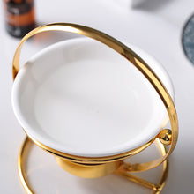 Lade das Bild in den Galerie-Viewer, Duftlampe Gold - Keramische Schale
