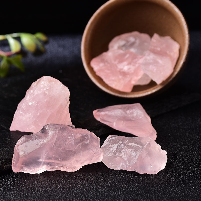 Rosenquarz Rohsteine Natursteine 1 St.
