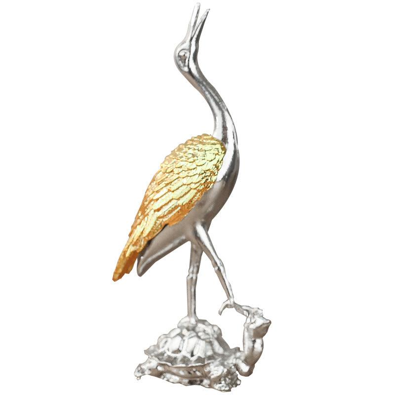 Räucherstäbchenhalter Grus japonensis Silber - SHUAIVIBES