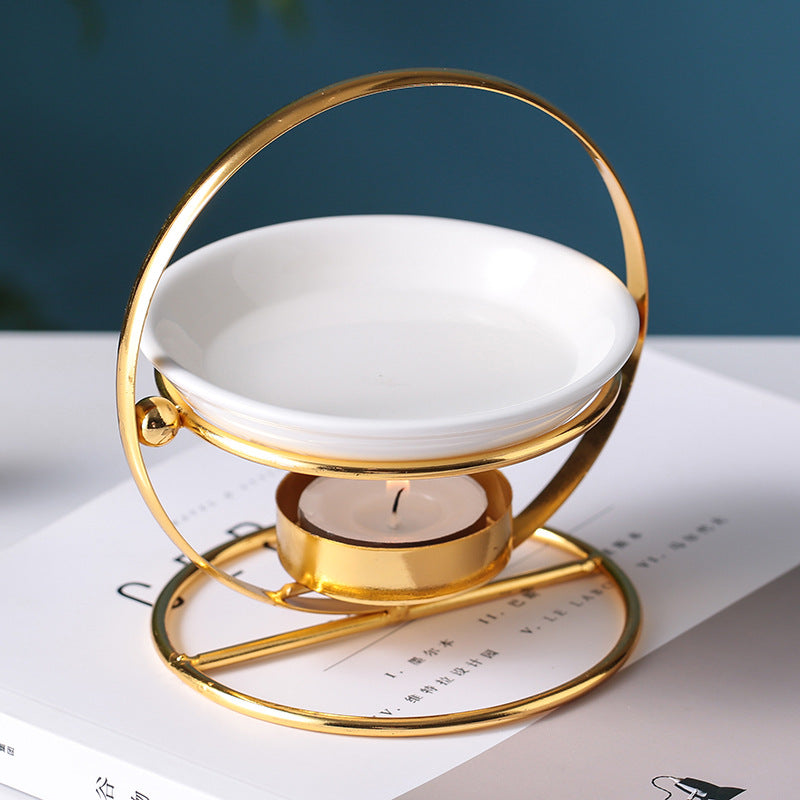 Duftlampe Gold - Keramische Schale