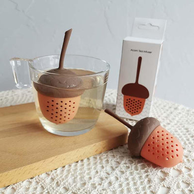 Teesieb Teefilter modernes Design aus hochwertigem Edelstahl/Silikon - SHUAIVIBES
