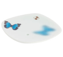 Lade das Bild in den Galerie-Viewer, Yume No Yume Japanischer Räucherstäbchenhalter Keramik - Schmetterling

