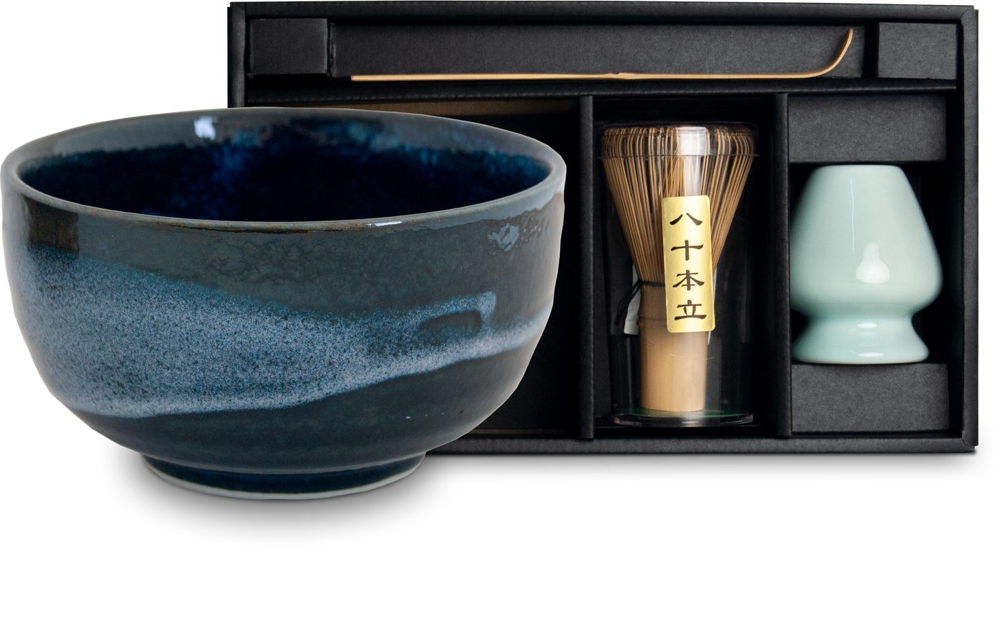 Matchasatz Blaue Matcha Schale